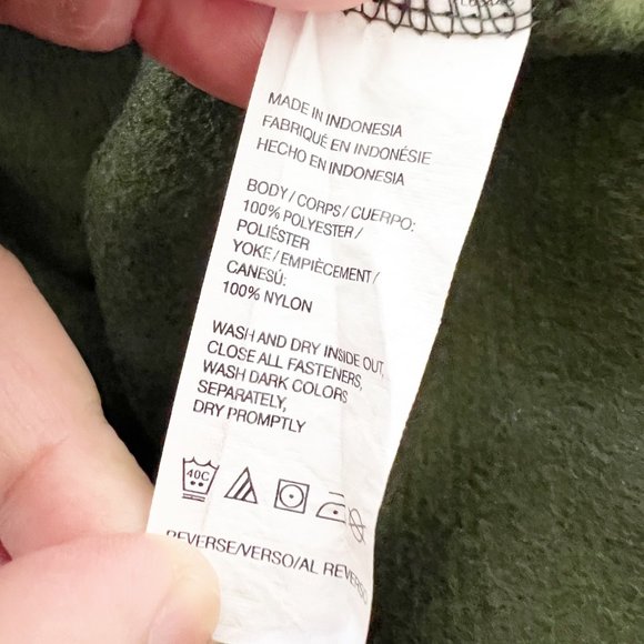 GH Bass & Co Sweater Men Large Green Pullover Henley Nylon Yoke Outdoor Coldgear - Picture 4 of 12